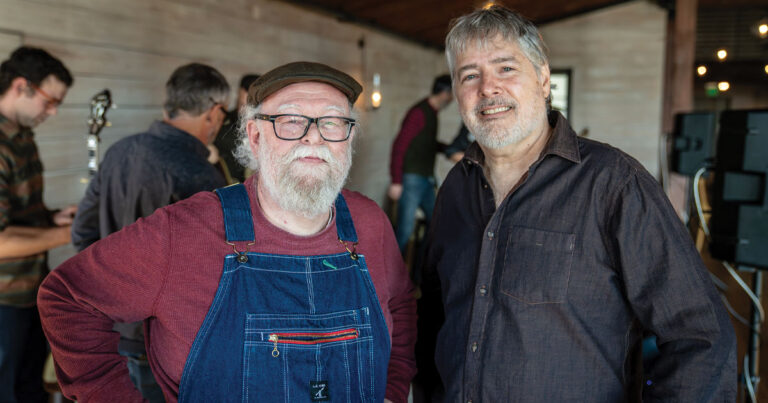 Steve Cooley and Béla Fleck // Photo Courtesy of Ashbourne Farms