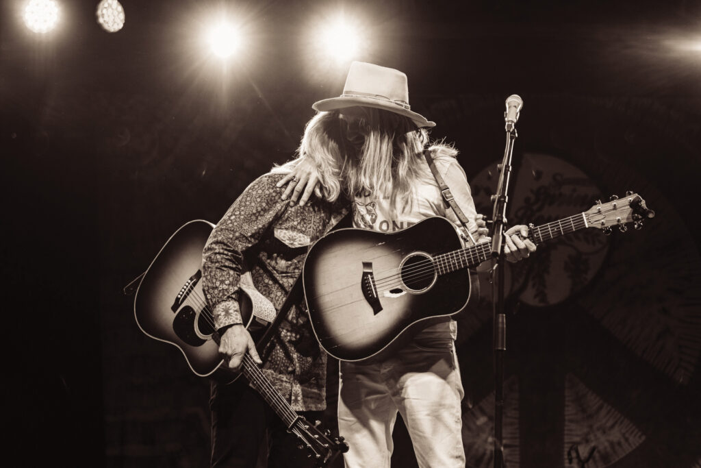 Jim Lauderdale with Steve Poltz.  //  Photo by Jay Strausser Visuals