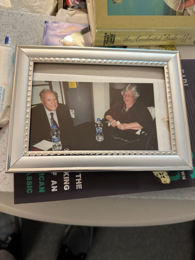 Maida with her brother-in-law Earl Scruggs. 