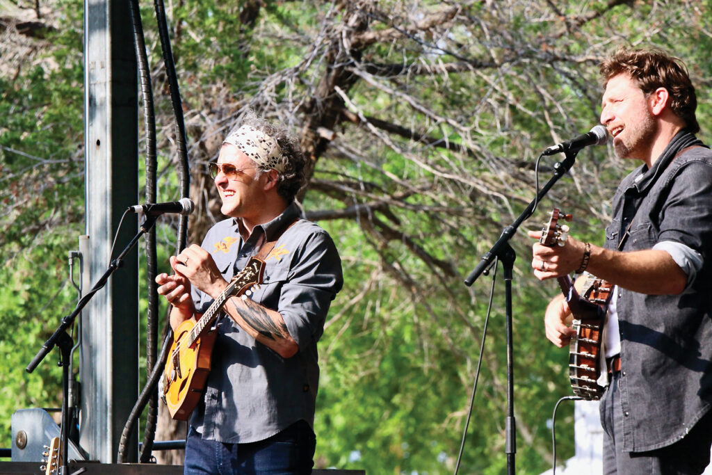 Kym Warner (left) and Tony Kamel (right)