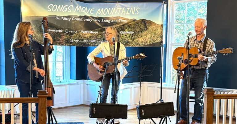 Faculty Share Original Songs and Insights L to R: Jeanette Williams, Louisa Branscomb, Johnny Williams // Photo by nancy posey