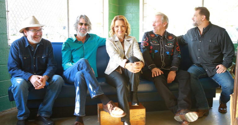 The SteelDrivers (left to right) Richard Bailey, Brent Truitt, Tammy Rogers, Mike Fleming and Matt Dame. // Photo by Glenn Rose