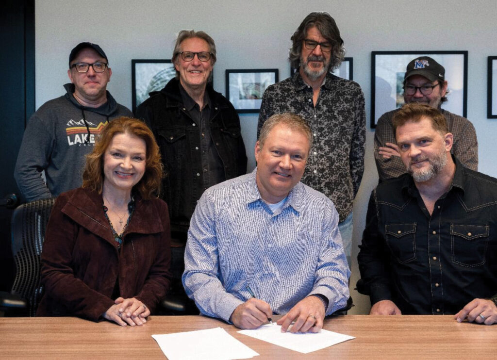 The SteelDrivers signing with Sun Records.  //  Photo by Adrienne Kelley