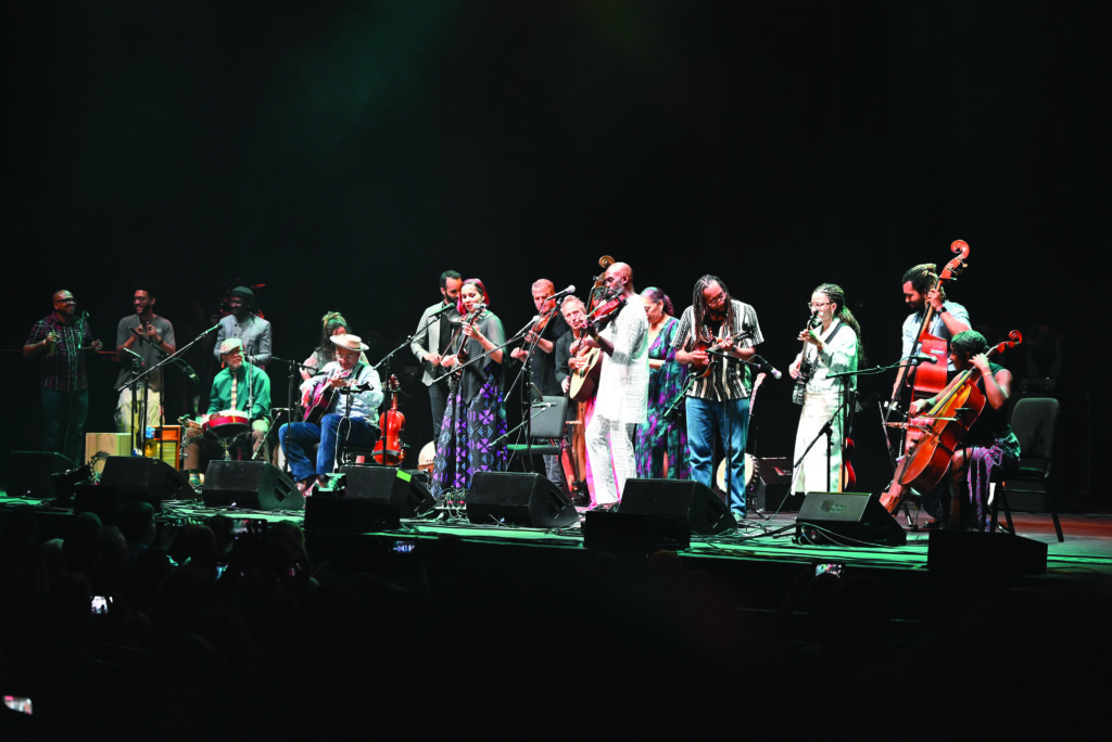 Finale of Saturday night’s show with the Carolina Chocolate Drops
