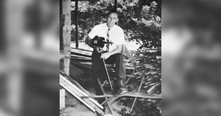 Mutt Poston during his heyday as a Rural Rhythm Recording Artist, ca. 1967.