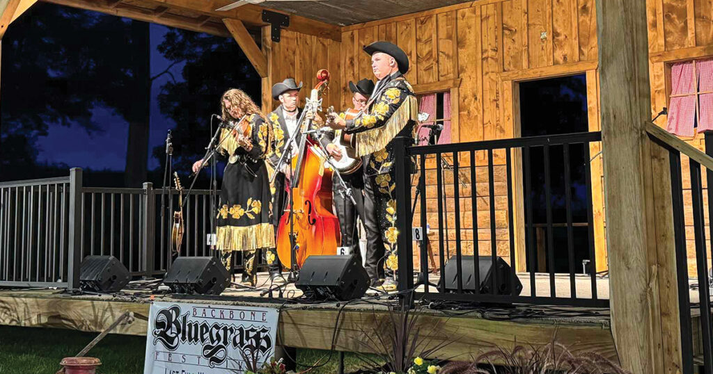The Kody Norris Show performing at the Backbone Bluegrass Festival. Photo Courtesy of Kaitlyn Briggs.