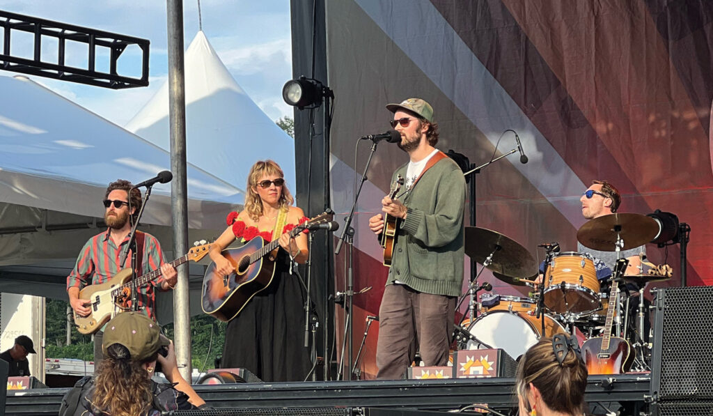 Watchhouse performing at the Earl Scruggs Music Festival, 2025.  //  Photo by Dale Cahill