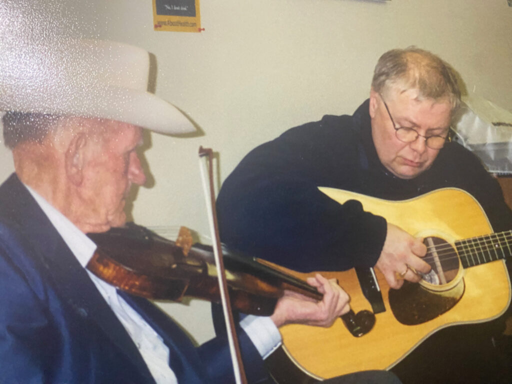 Jan Johansson with Kenny Baker  //  Photo by Dell Tims