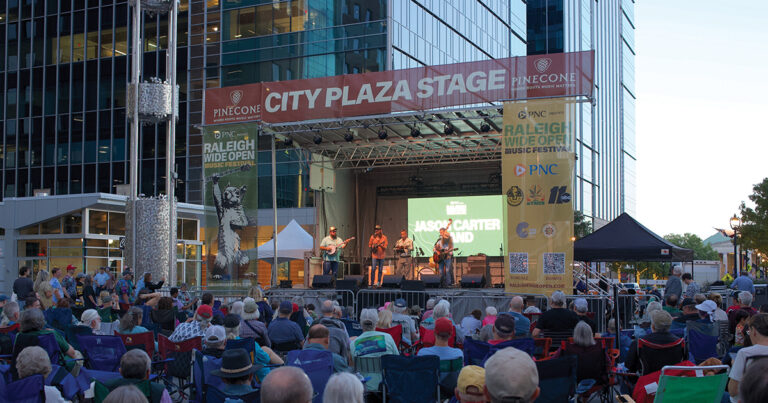 The Jason Carter Band Performing at Raleigh Wide Open. // photo By Todd Gunsher