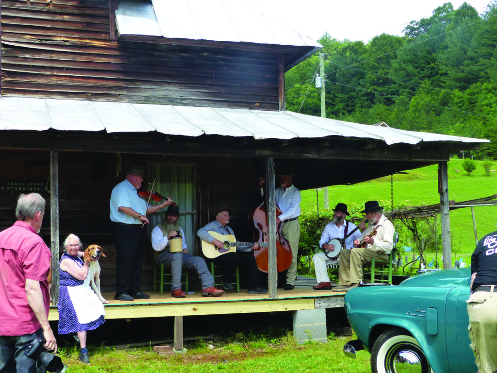 Filming of Cabin in Caroline music video at Vivian’s mom’s home place.
Photo by Sandy Hatley 

