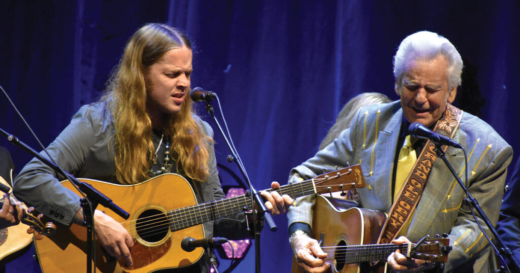Billy Strings and Del McCoury // photos By kevin slick