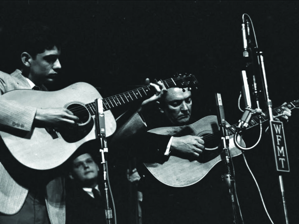 Larry Sparks and Carter Stanley at the University of Chicago Folk Festival, January 30th, 1965. // Photo by Ray Flerlage