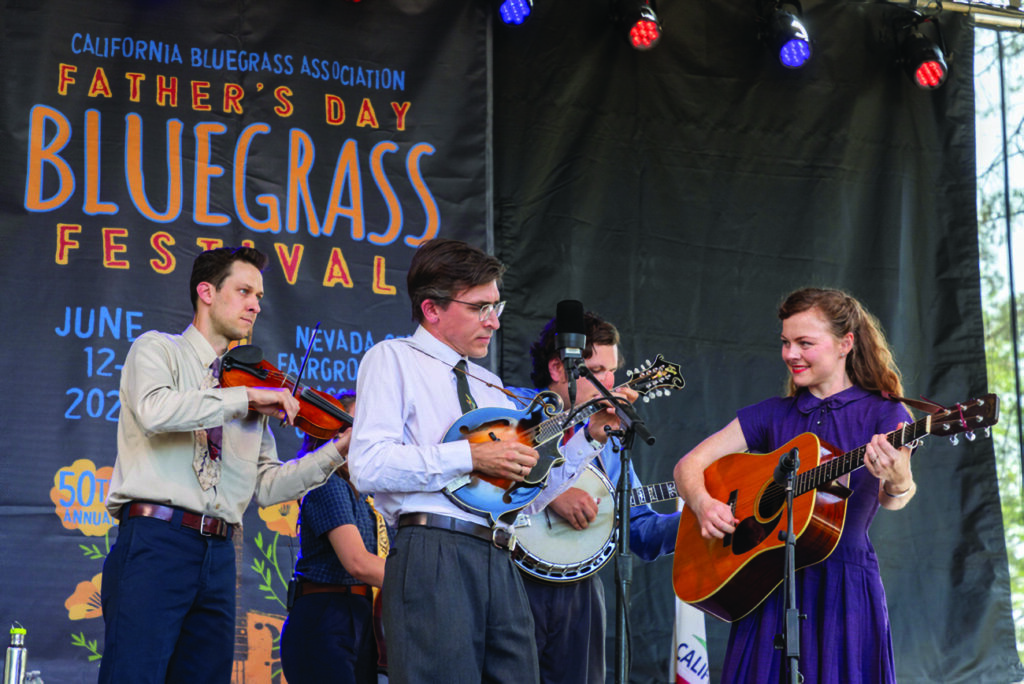 Alum Ridge Boys & Ashlee at the Father’s Day Bluegrass Festival, Grass Valley, CA, June 2025  //  Photo by  Robin Frenette