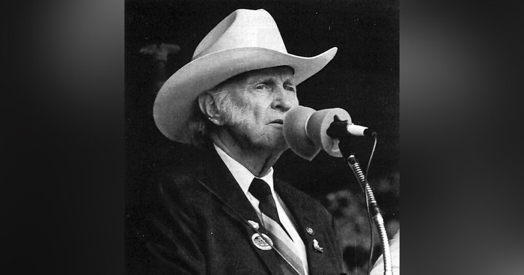 Bill Monroe. // Photo By Amy W. Hauslohner