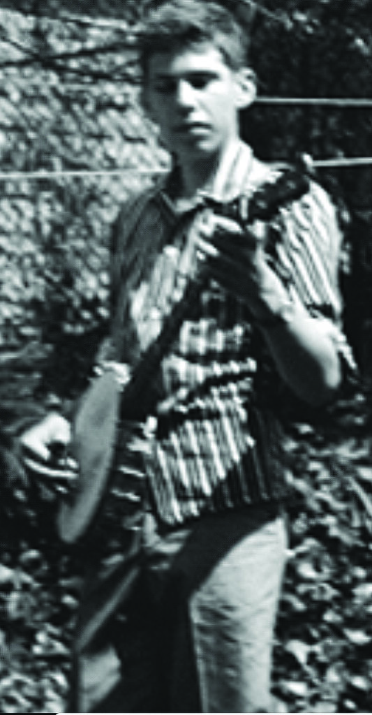 Pete Wernick at 16 with his first banjo.  Photo by Bill Wernick