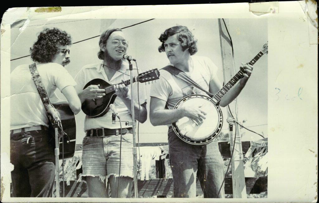 The Southside Junction, 1973. (Left to Right): Carlos “Luche” Plumley, Pat McClintock and Duffy Boyd. // Photo Courtesy of Duffy Boyd