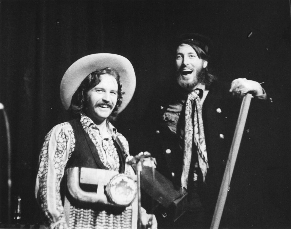 Jeff Hanna and Jimmie Fadden circa 1970. // Photo by William E. McEuen