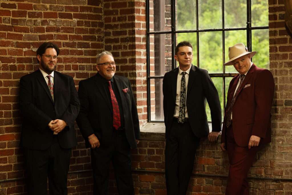 Nick Chandler and Delivered. (Left to Right) Jake Burrows, Gary Trivette, Spencer Atkinson and Nick Chandler. // Photo by Jessica Lance