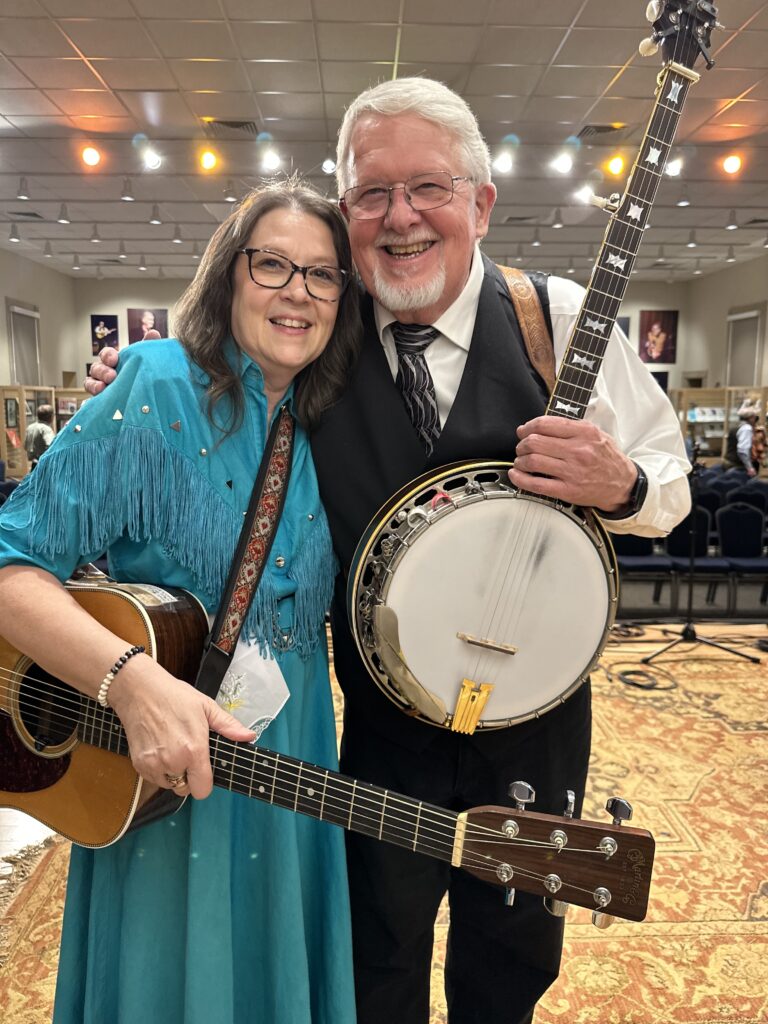 Marc Pruett with his wife Anita. // Photo by Callie Pruett-Schwaber