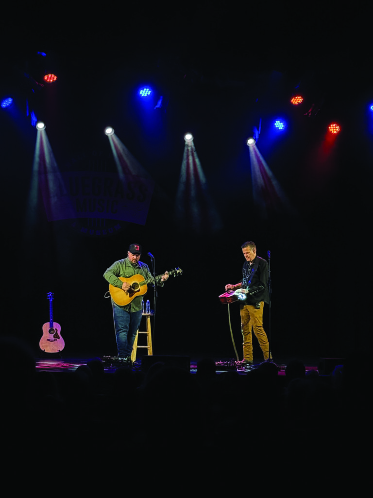 Trey Hensley and Rob Ickes performing at the Bluegrass Music Hall of Fame and Museum.  Photo Courtesy of Bluegrass Music Hall of Fame and Museum.
