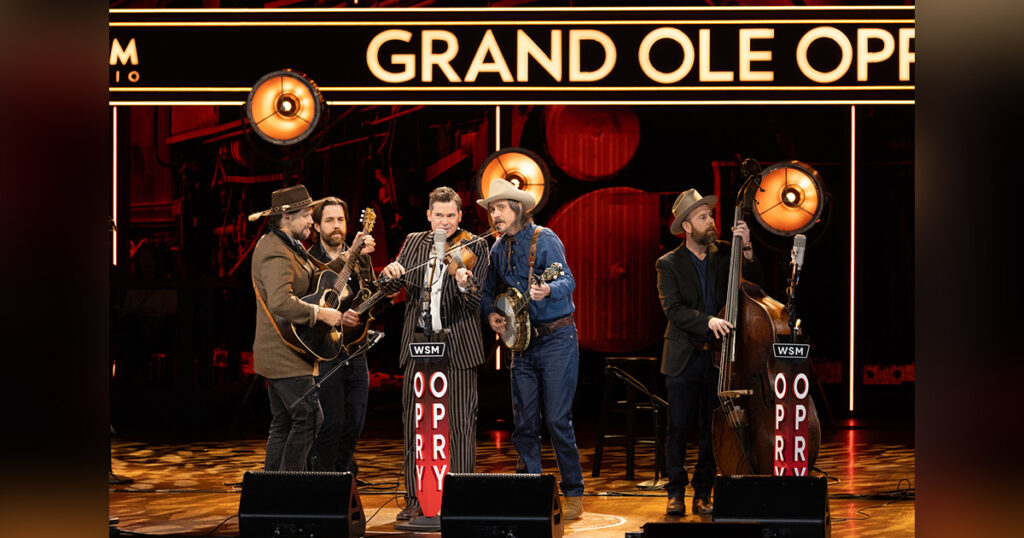 Old Crow Medicine Show. // Photo by Chris Hollo for The Grand Ole Opry