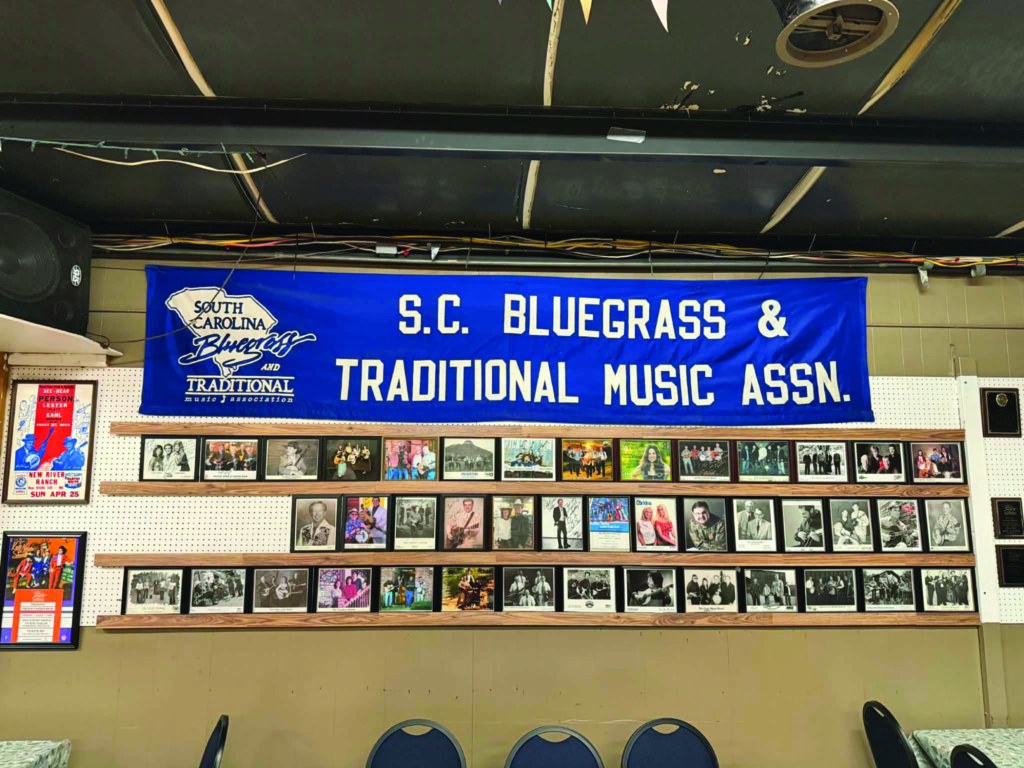 Bill’s Wall of Bluegrass Pictures. 